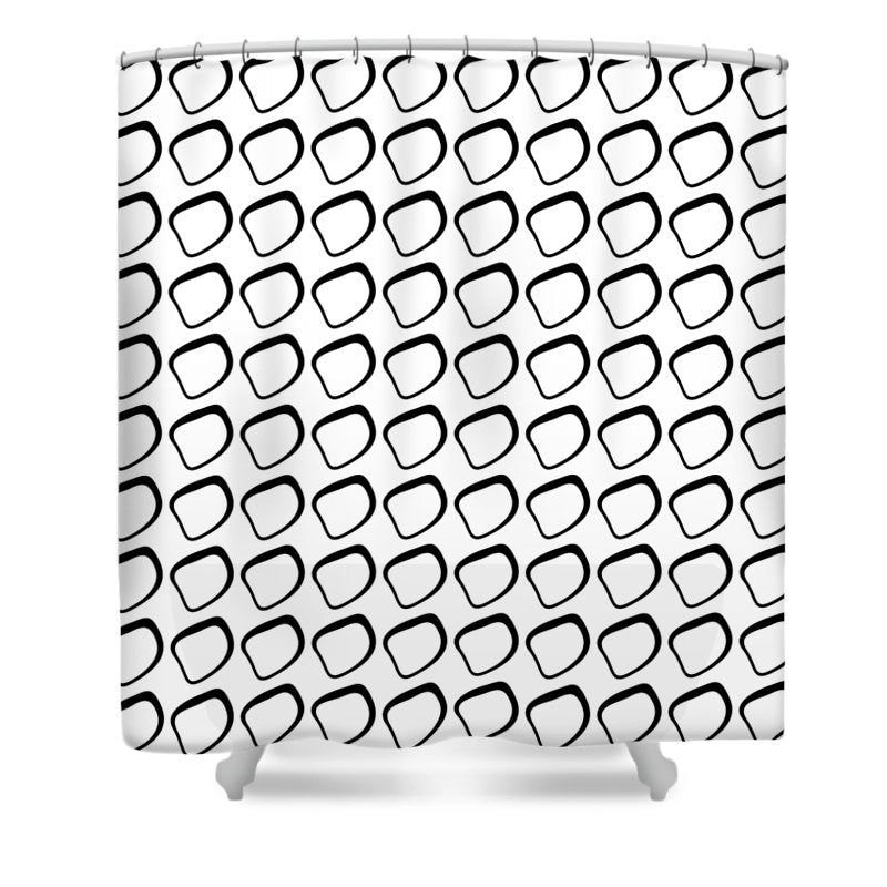 Void O Pattern - Shower Curtain